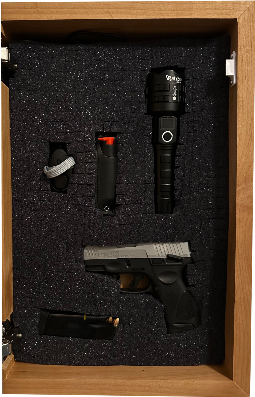 Horse Wall Art Gun Concealment Furniture - Handcrafted Hidden Gun Storage Wall Decor - Hidden Gun Shelf with Magnetic Lock for Quick Access