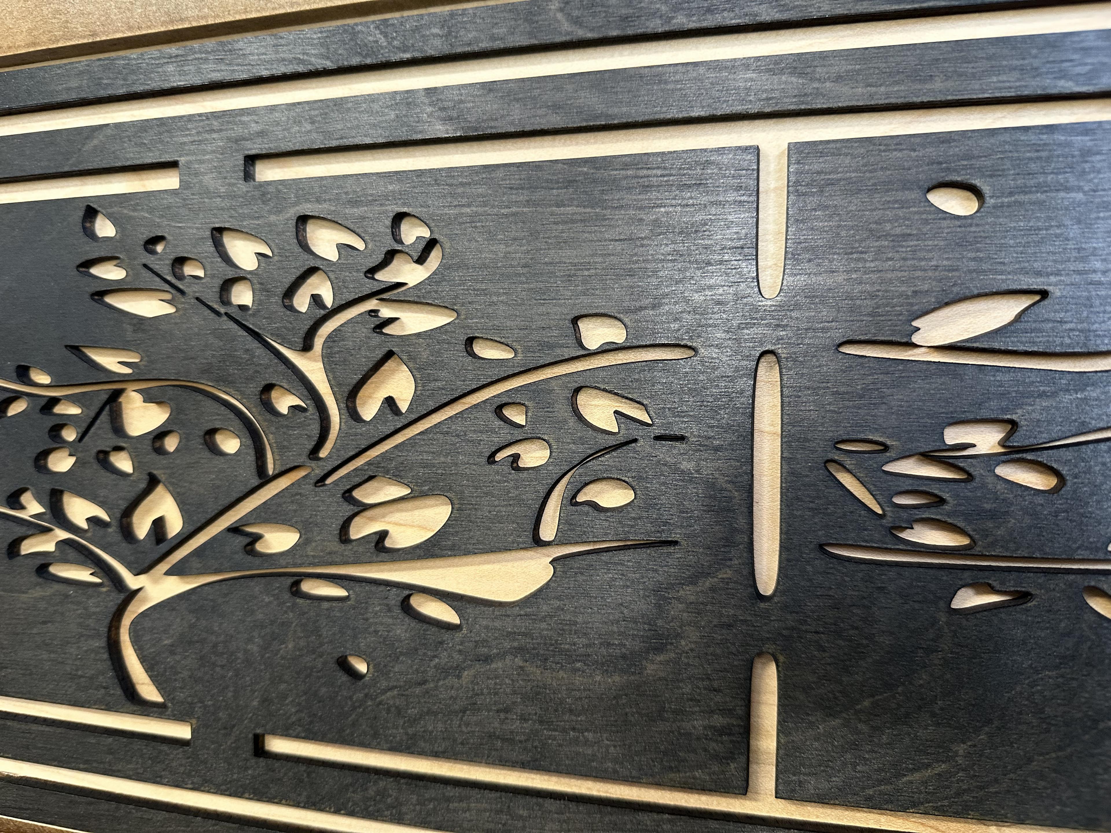 Family Tree Coat Rack Gun Concealment Decor - Handcrafted Wooden Gun Cabinets - Gun Shelf Hidden Storage for Rifles, Shotguns, & Handguns - Quick Access Hidden Wall Safe
